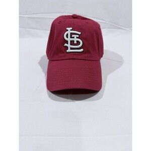 St Louis Cardinals Red Ball Cap Hat Metal Adjustable Baseball Cap NEW